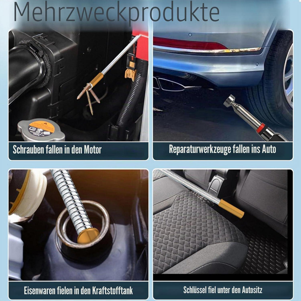 Teleskop-Magnetheber-Set 3 Stück, flexibel & stark