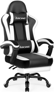 Ergonomischer Gaming Stuhl mit Fußstütze und Belastbarkeit bis 150kg