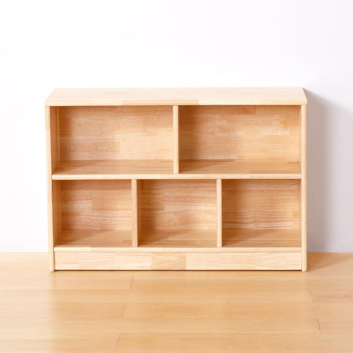 Kinderregal Holz 5 Fächer – Spielzeug & Bücher Organizer