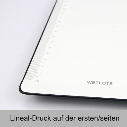 A5 Hardcover Notizbuch mit Verschlussband – Dunkelgrün