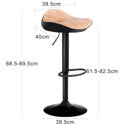YOUNIKE Barhocker 2er Set, Höhenverstellbar & 360° Drehbar