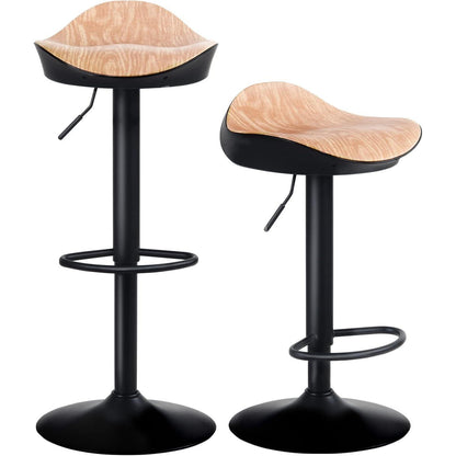 YOUNIKE Barhocker 2er Set, Höhenverstellbar & 360° Drehbar
