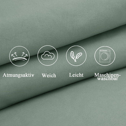 Kissenbezug 70x90 Sage Grün - 2er Set Mikrofaser