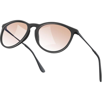 Polarisierte Damen Sonnenbrille Cateye UV400 Farbverlauf Orange