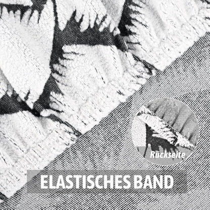 Stretch Stuhlhussen 6er Set Jacquard – Universal Bezug für Stühle