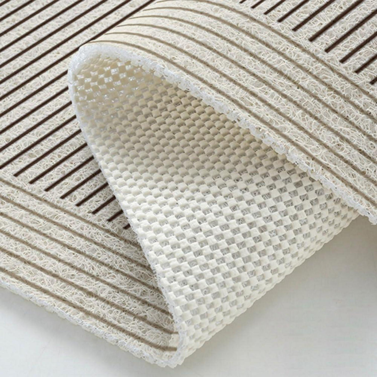 Rutschfeste Duschmatte PVC Luffa 90x120cm – Schnelltrocknend