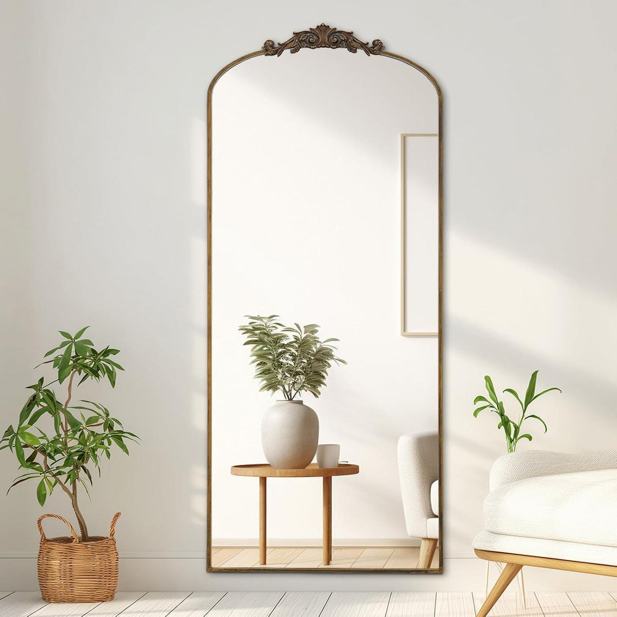 Vintage Standspiegel Bronze 180x76cm - Vollständiger Spiegel