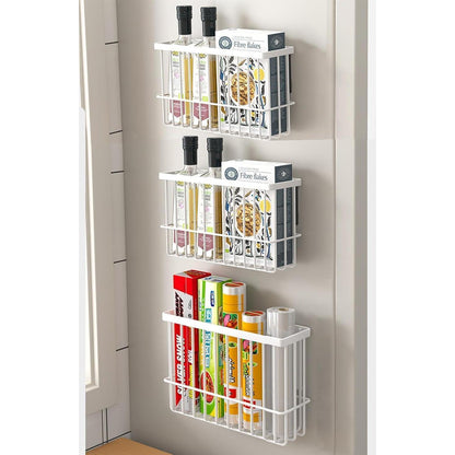 Küchenschrank-Organizer, selbstklebend, 2 Stück, Weiß