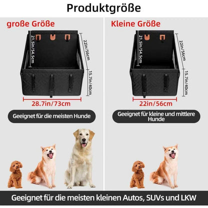 Hundeautositz S – Sicherer Boostersitz für Hunde bis 15kg