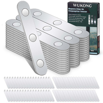 Magnetische Fliegengitter Magnete – 36 Stück, selbstklebend