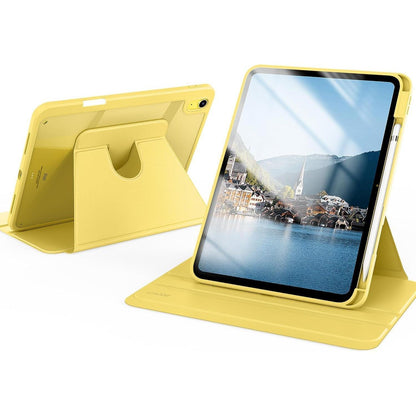 CACOE Rotierende Hülle für iPad 11/10 Gen. 2025/2022, Gelb