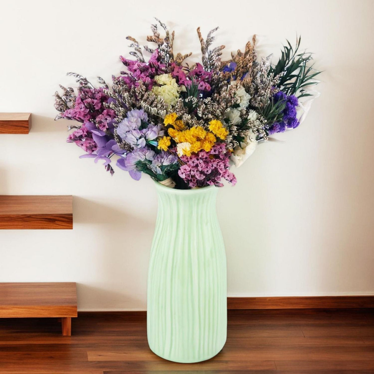 10x Trockenblumenstrauß Klein – Natürliche Blumendeko für DIY
