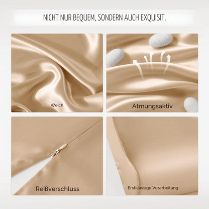 Seidenkissenbezug Maulbeerseide 19 Momme für Memory-Foam Kissen