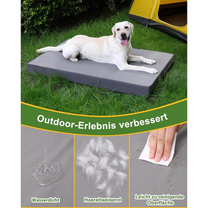 Orthopädisches Hundebett Groß, Wasserdicht Grau – Komfort & Halt