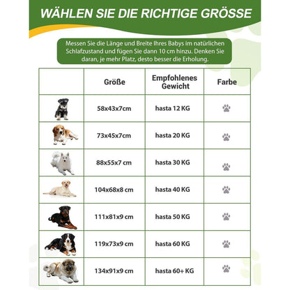 Orthopädisches Hundebett Groß, Wasserdicht Grau – Komfort & Halt