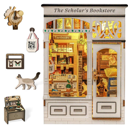 DIY Buchregal "The Scholar's Bookstore" – Modellbausatz