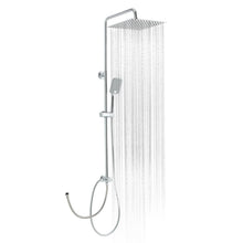 Eckige Regendusche 30x30cm Edelstahl Duschsystem höhenverstellbar