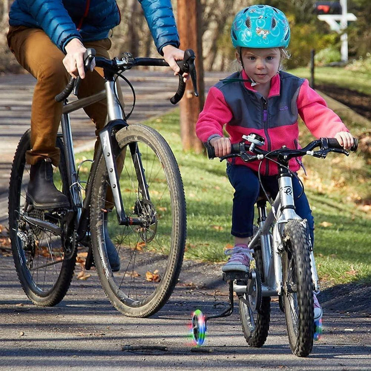Verstellbare Kinder- und Erwachsene Stützräder