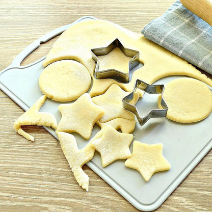 Ausstecher Stern Set 10 Größen Edelstahl Plätzchen Fondant Kuchen Deko