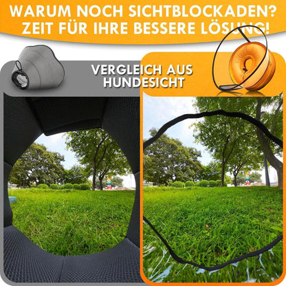 Aufblasbare Hundehalskrause 2in1 – Leckschutz & Komfort [Größe 2]