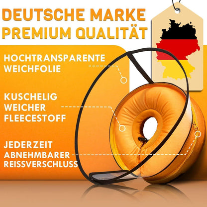 Aufblasbare Hundehalskrause 2in1 – Leckschutz & Komfort [Größe 5]