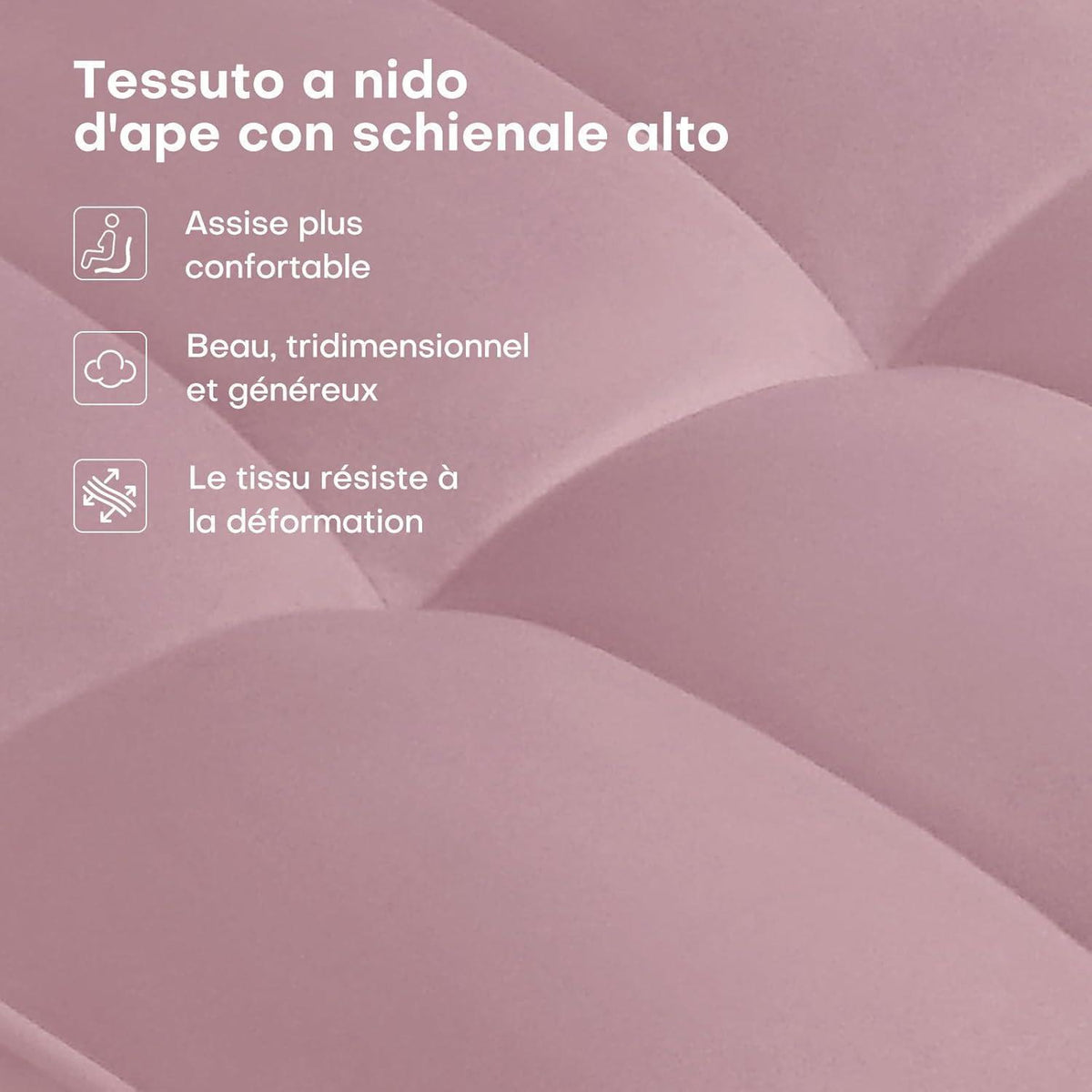 Samt Esszimmerstühle Set 4er – Rosa, Bequem & Robust