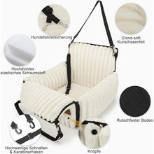 Hunde Autositz Memory Foam – Waschbar & Verstellbar