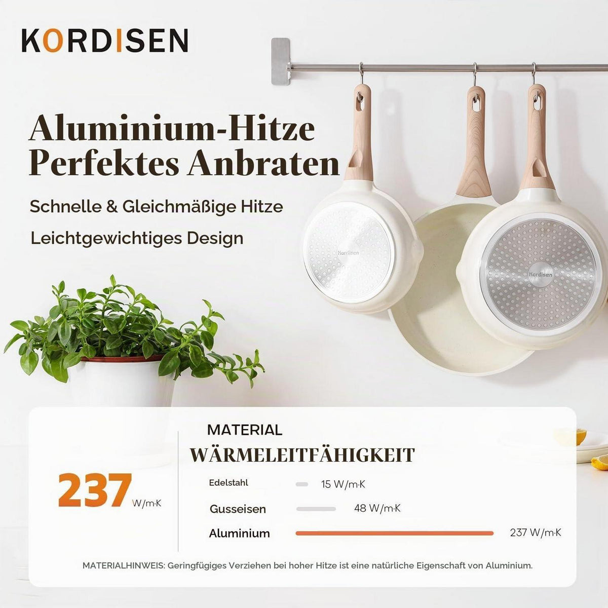 Keramik Pfannenset 3-teilig – Antihaft, Induktion, 24/28/32 cm
