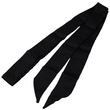 Schmaler Satin-Schal 2er-Set Schwarz für Damen