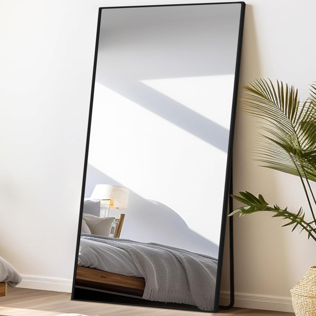 Ganzkörperspiegel 204x104cm – Stehspiegel für Schlafzimmer & Wohnzimmer