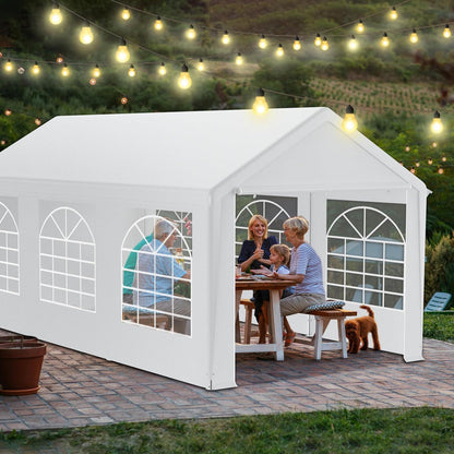 Party Zelt 3x6m Weiß – Wasserdicht & Stabil für Garten & Events