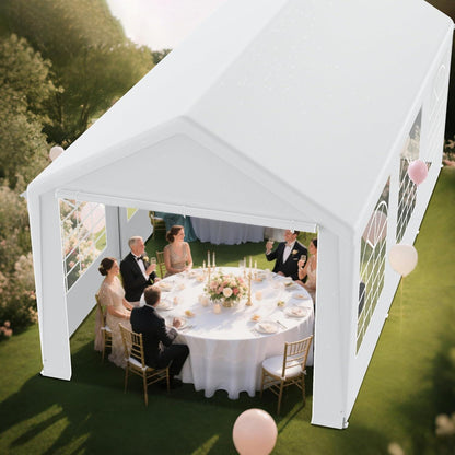 Party Zelt 3x6m Weiß – Wasserdicht & Stabil für Garten & Events