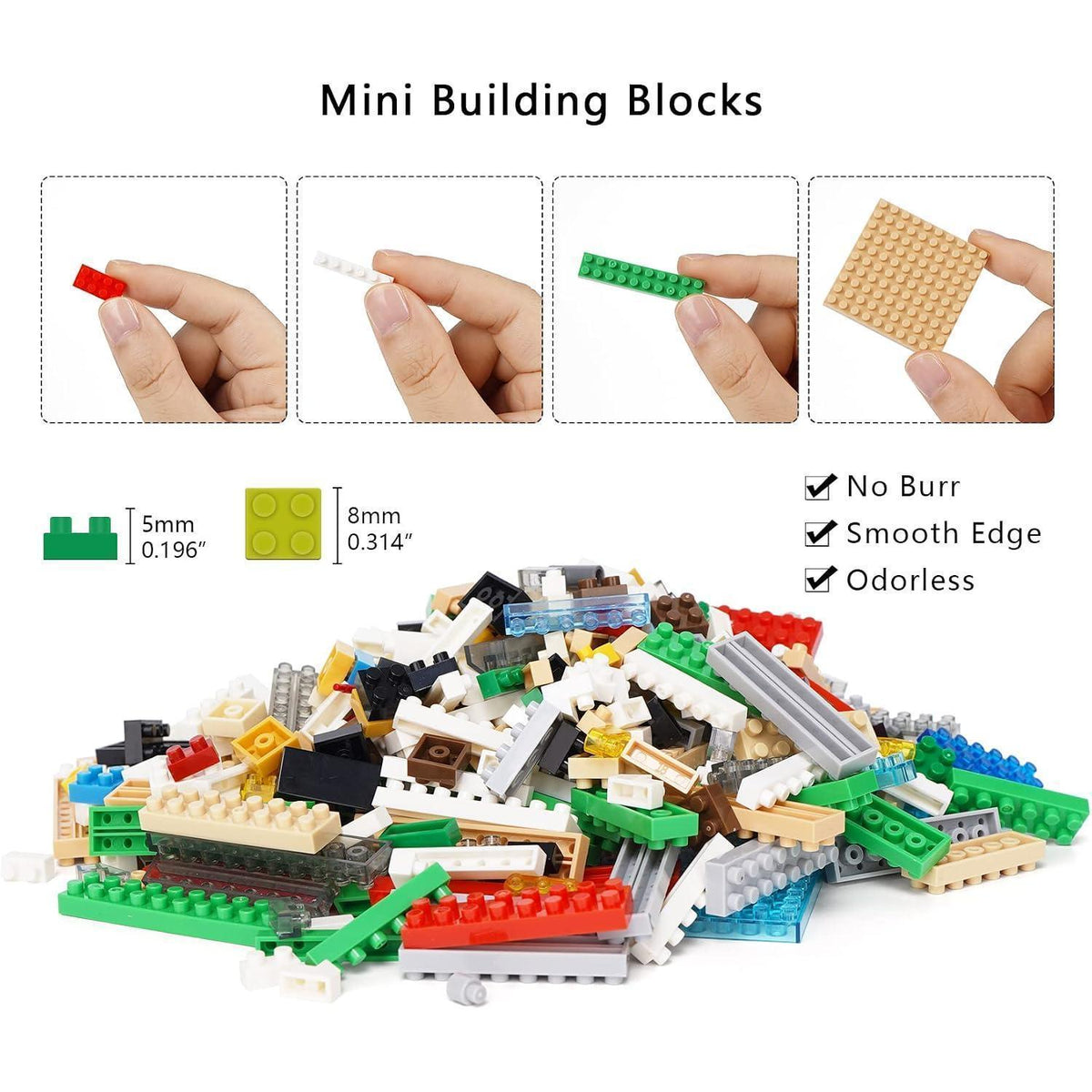 Vogel-Baustein Set – 6 Mini-Modelle zum Selberbauen