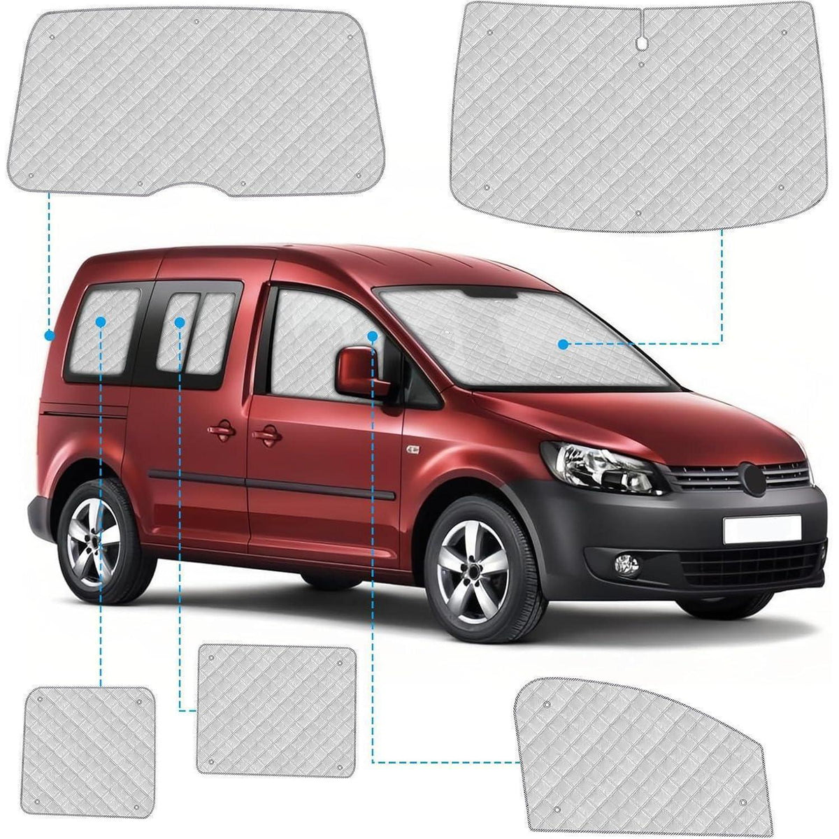Thermomatte Innen für VW Caddy/Caddy Life 2004-2019