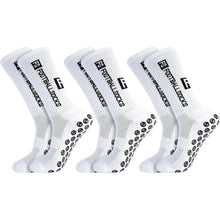 Fußballsocken mit Anti-Rutsch-Grip für Damen & Herren, 3 Paar