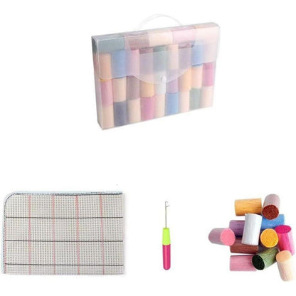 DIY Knüpfteppich Set – Teppich herstellen für Erwachsene & Kinder
