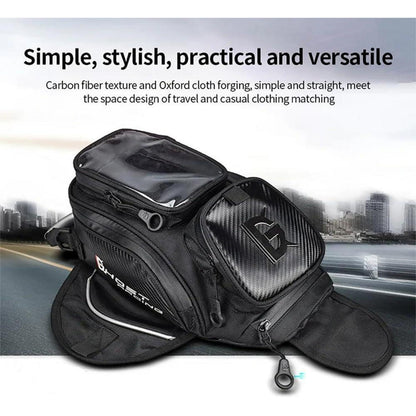 Motorrad Tankrucksack Oxford mit Handyfach & Magnetverschluss