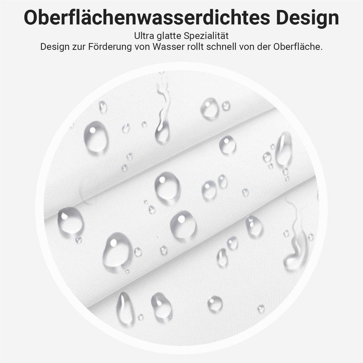Duschvorhang-Set 180x170 cm Reinweiß mit 12 Haken