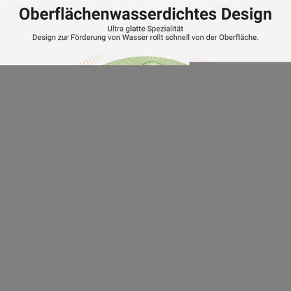 Duschvorhang 120x200 cm Grünes Lächeln, Wasserabweisend, Schimmelresistent