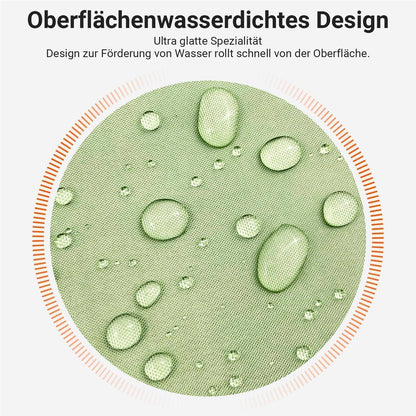 Duschvorhang 180x200 cm Grünes Lächeln, wasserabweisend & schimmelresistent