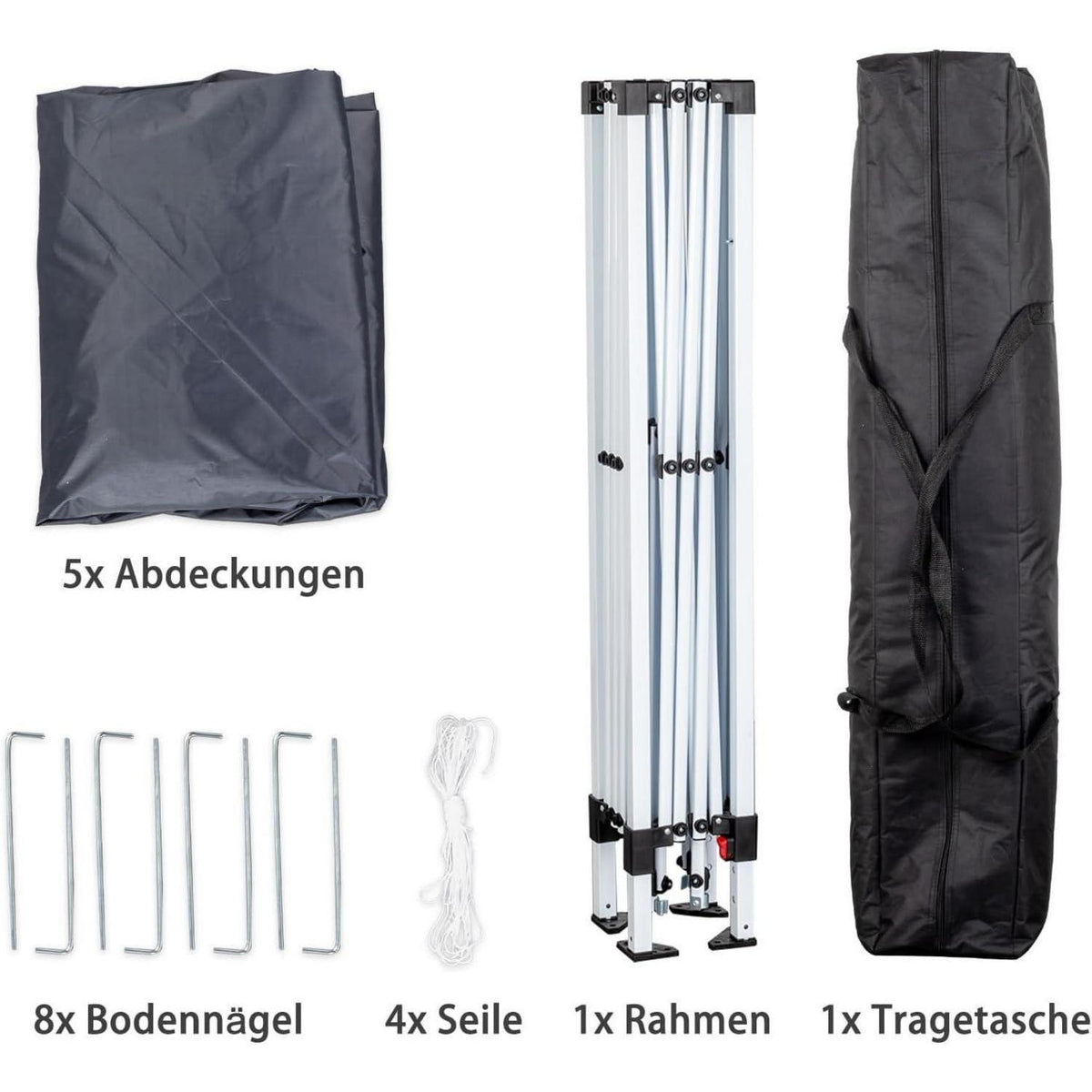 3x3m Pop-Up Pavillon – Wasserdicht & Höhenverstellbar