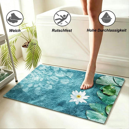 Rutschmatte Dusche 150x150 cm – Antirutsch, Modern & Ablaufloch