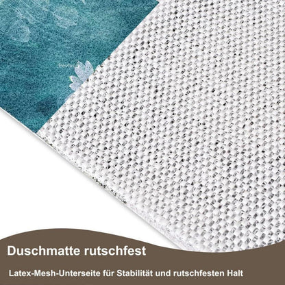 Rutschmatte Dusche 75x150 cm – Antirutsch, Modern & Ablaufloch
