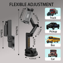 LKW Tablet Halterung mit Langem Arm & Starkem Saugnapf