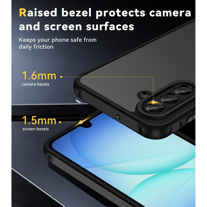 Schutzhülle mit Panzerglas für Samsung Galaxy A17 4G/5G Schwarz