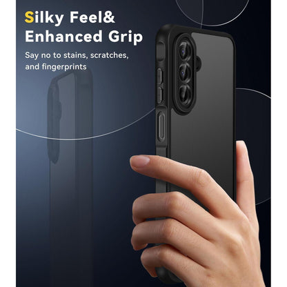 Schutzhülle mit Panzerglas für Samsung Galaxy A17 4G/5G Schwarz