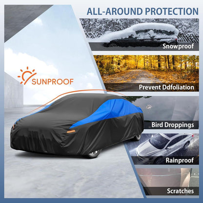 Wasserdichte Autoabdeckung für Limousine (490-530cm) – Schutz & Garage