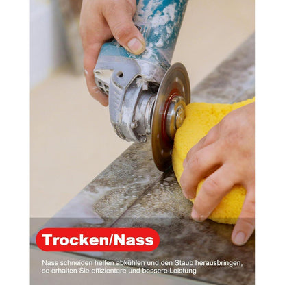 Diamant-Trennscheibe 125mm extra dünn für Fliesen, Granit, Marmor
