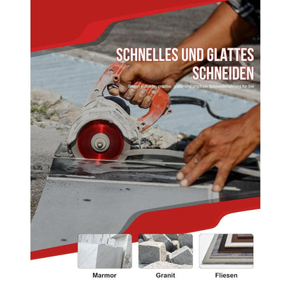 Diamant-Trennscheibe 125mm extra dünn für Fliesen, Granit, Marmor