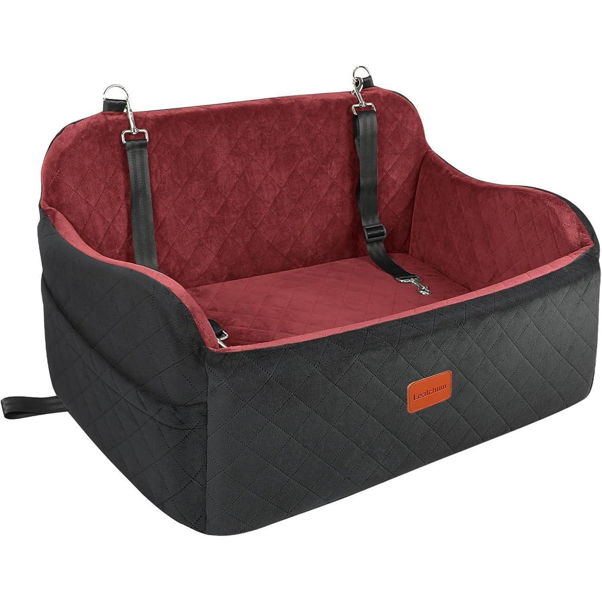 Hunde-Autositz Large – Weicher Memory-Schaum & Sicherheitsleine